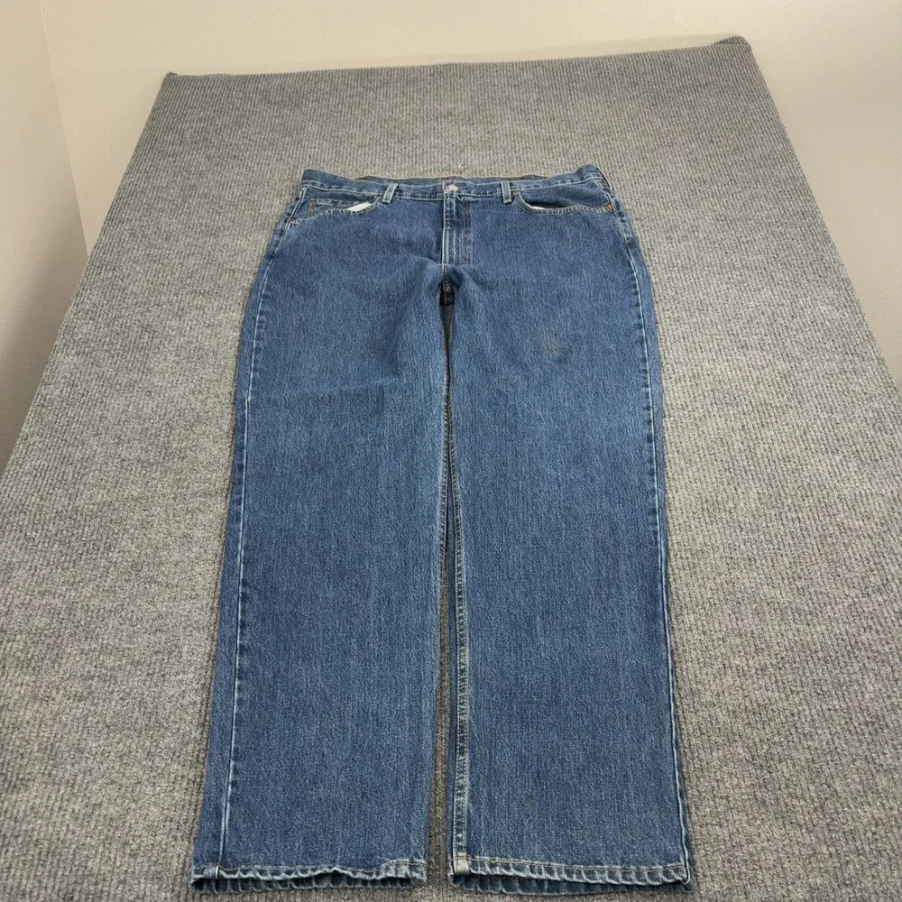 Levis 550 Jeans Mens 43x34 Blue Cotton Relaxed Fit Denim Streetwear‎ Casual
